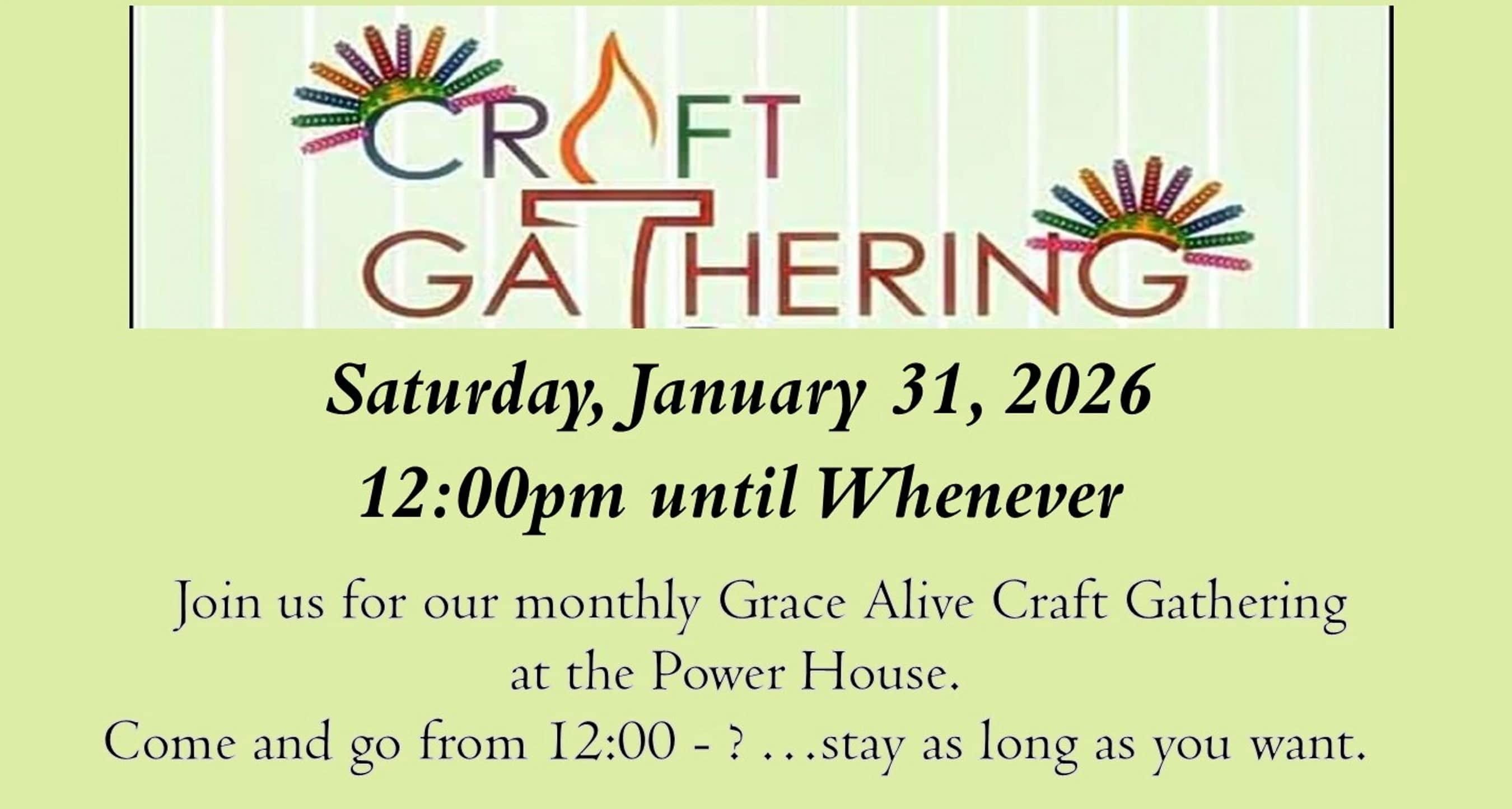 Monthly Craft Gathering